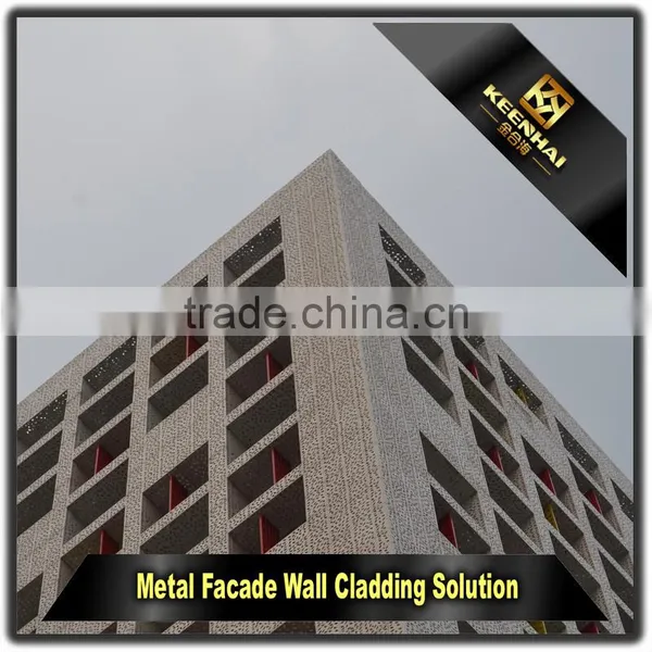 Decorative Facade Panel Perforated Outdoor Aluminum Curtain Wall Panel photo-4
