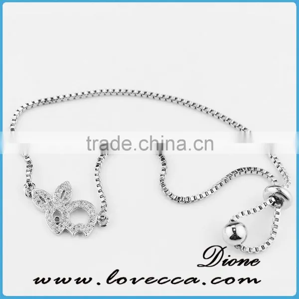 Gold/ White Gold Plated Wedding Jewelry Fashion Jewelry Micropave Zircon Jewelry Bracelet photo-4