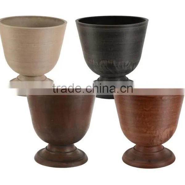 Cup-Shaped Garden Planter / UV Resistant Outdoor Container / Environmental Friendly Outdoor Plant Pots photo-4