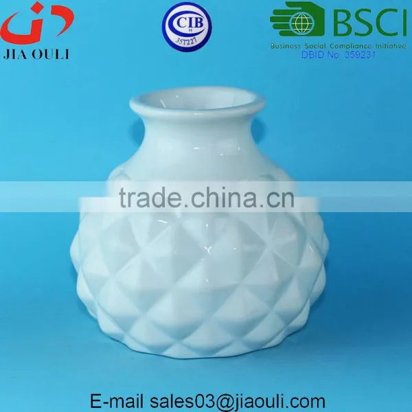 BSCI Audit Factory Nice Design Pineapple Ceramic Vase, Home Decor Vase photo-6