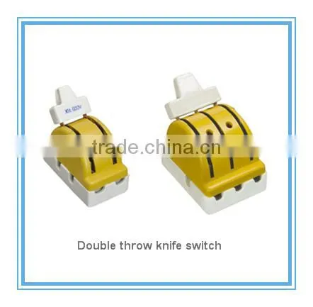 Double 6 3 4 Pole Double Triple Throw Bakelite Knife Switch 3P200AD photo-2