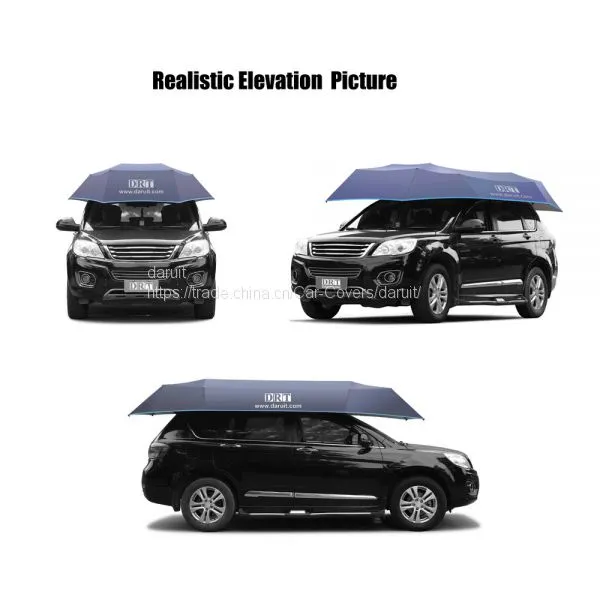 Drt Automatic Folded Car Tent Cover With Remote Control Portable Auto Protection Umbrella Shelter Car photo-4