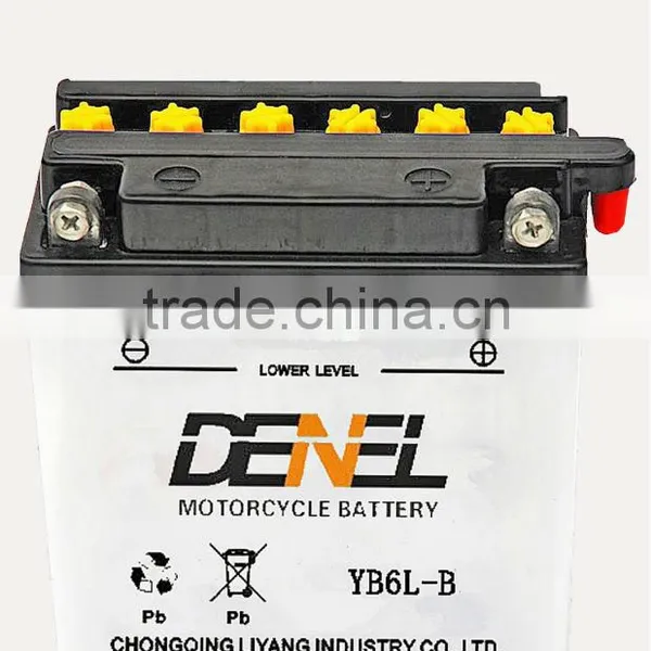YB6L-B High Performance Dry Charged Motorcycle Battery12n6-3b Motorcycle Battery photo-2