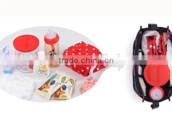 Pink Camo Hanging Nappy Bag for Stroller photo-5
