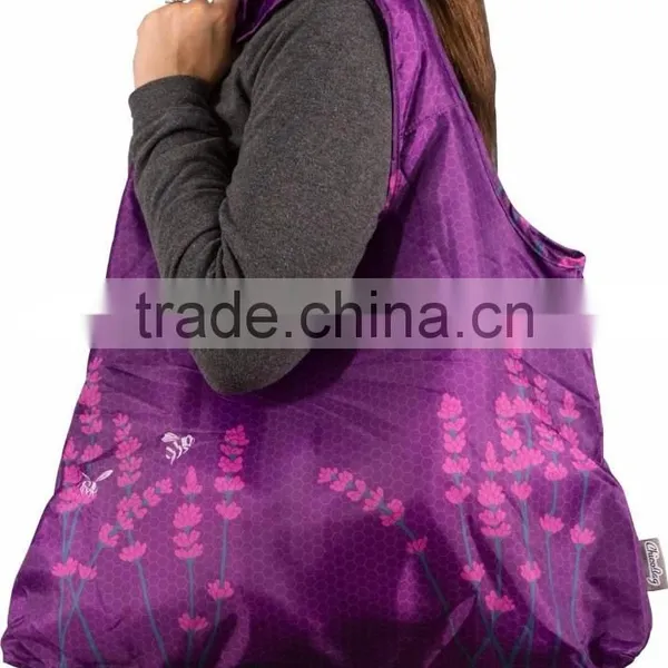 New Design Wholesale Eco Friendly Grocery Folding Bags Reusable Shopping Shoulder Bag photo-5