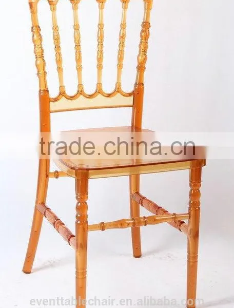 Colorful Banquet Resin Napoleon Chair PP Chair photo-6