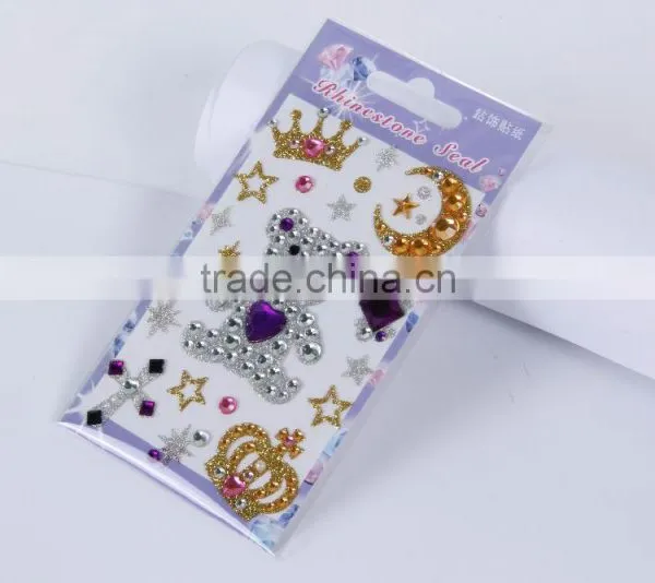 Crystal Diamond GEM Rhinestone Self Adhesive Sticker photo-3