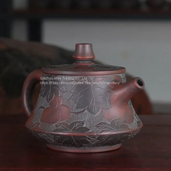 Clay Tea Pot 160ml Nixing Pottery Teapot Kung Fu Tea Set Family Use Pot photo-3