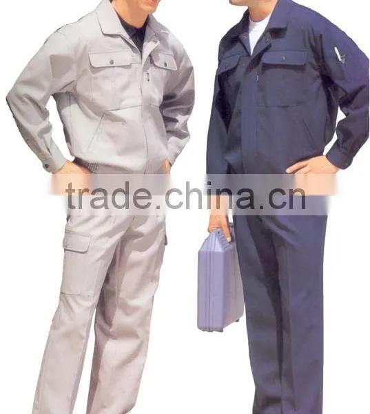 Custom High Quality Knitted Unisex Safety Overalls Used Workwear Factory photo-3