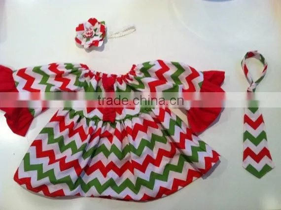 Christmas Tree Color Baby Outfit Girls Winter Clothing Set Persnickety Remake Christmas Baby Dress Set photo-5