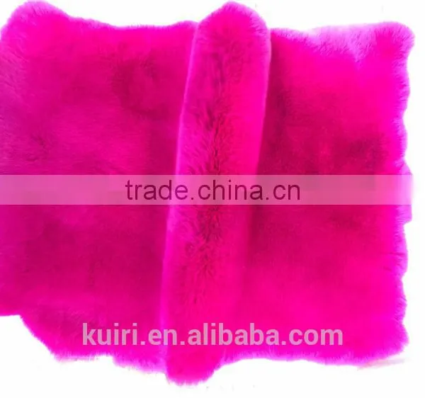 Factory Direct Supply 100% Real Rex Rabbit Fur Skin /Geninue Dyed Rex Rabbit Skin Tp2 photo-5