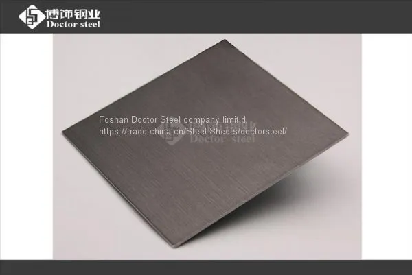 304 Black Stainless Steel Sheet ,black Decorative Stainless Steel Plate photo-2
