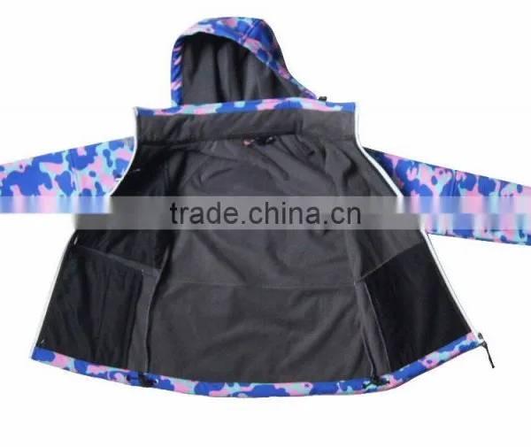 Children's Outdoor Wear Camo Jacket Colorful Coat Windbreaker Clothing photo-3