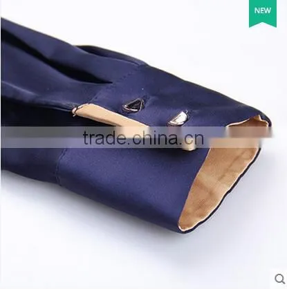 Custom Chantilly Long Sleeve Latest Fashionable Ladies Blouse Factory Women Shirt Blouse photo-6