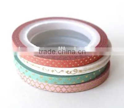 3mm Skinny Washi Paper Adsheive Planner Tape photo-4
