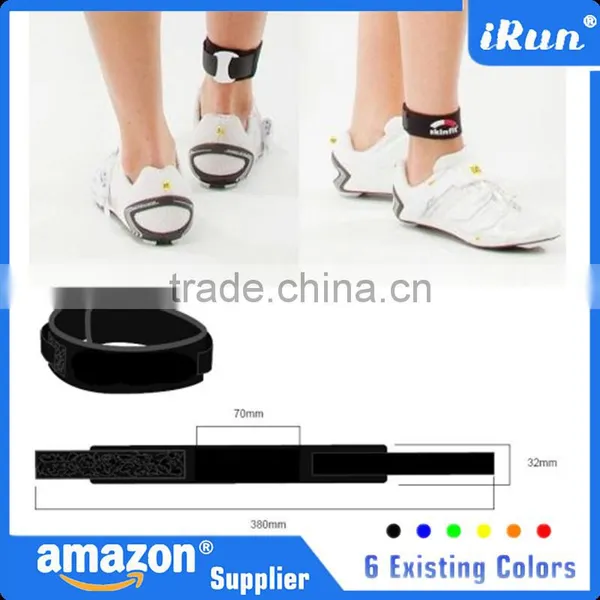 Racing Neoprene Hook and Look Leg Strap Waterproof-Green Neoprene Timing Chip Bands for Racing Athletes - Ebay/Amozn Supplier photo-3
