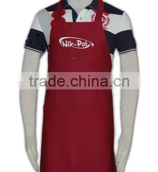 Wholesale Promotional Factory Price Customized Polyester Mixed Professional Chef Apron photo-2