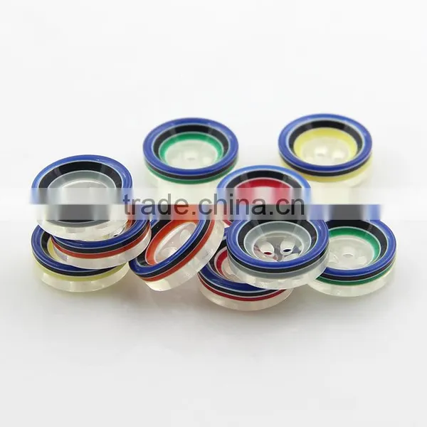 Colored 4-Holes 12.5mm Clothing Sewing Button Custom Shirt Button photo-3