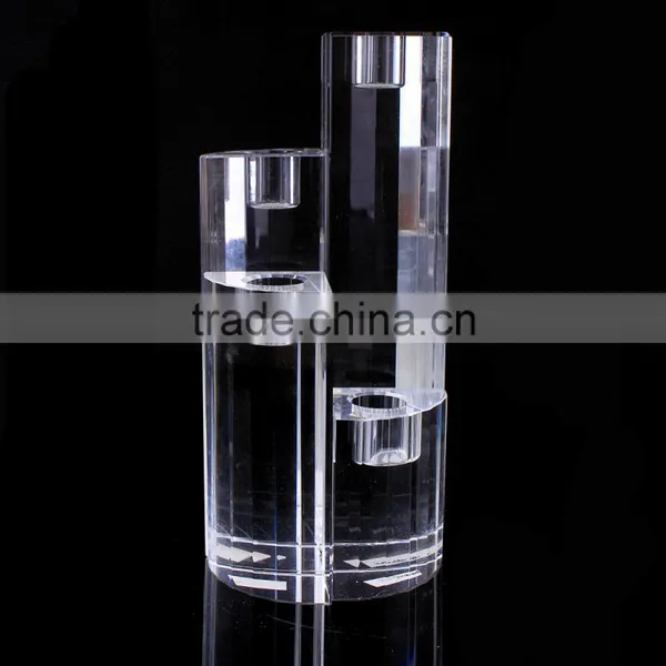High Quality Wedding Candle Holder / More Size Wedding Gift Crystal Tea Light Holder photo-4