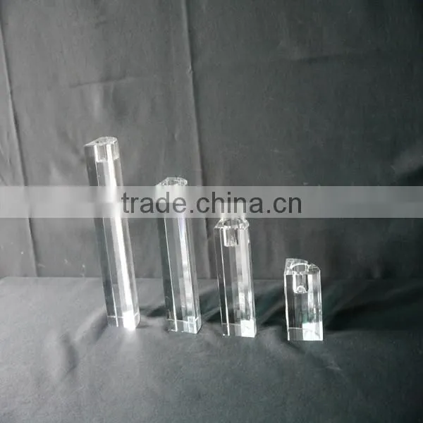 Hot Sale !!! Upscale Crystal Cube Candle Holder for Tea Light Candle Holder Centerpieces JKC-0003 photo-5
