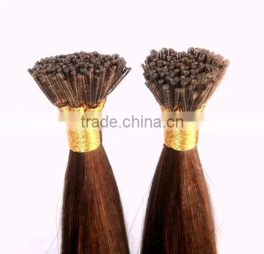 Black Rose 0.5g 1g Fusion Keratin Prebonded Human Hair Flat Nail Stick U/I Tip Hair Extensions photo-2