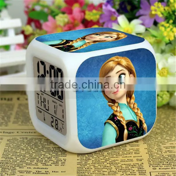 Wholesale Frozen Alarm Clock Colorful Digital Clocks Desktop Clock photo-6