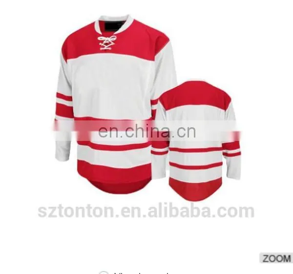 Custom Wholesale Sublimation Blank Ice Hockey Jerseys photo-6