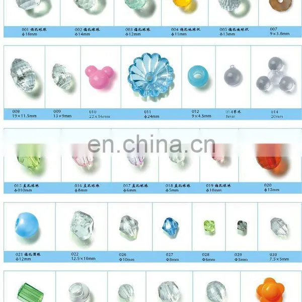 Transparent Acrylic Beads