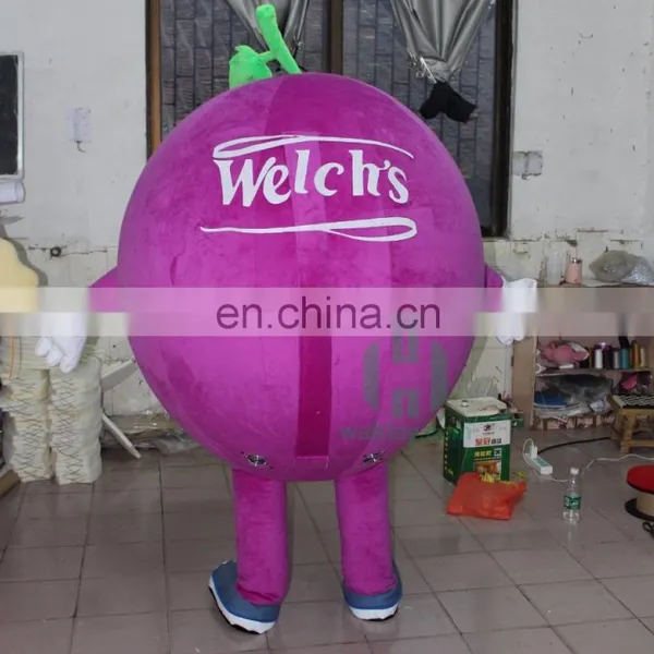 HI CE Standard Custom Fur Cherries Inflatable Costumes Walking Mascot photo-3