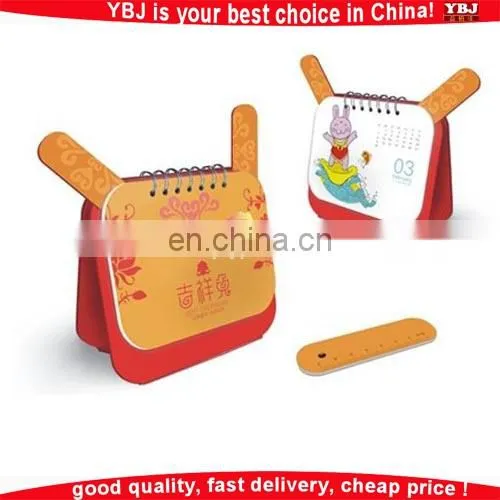 Custom High Quality Wholesale Desk / Wall Calendar Printing Professional Color 2016 Desk Calendar Printing Digital Wall Calendar photo-3