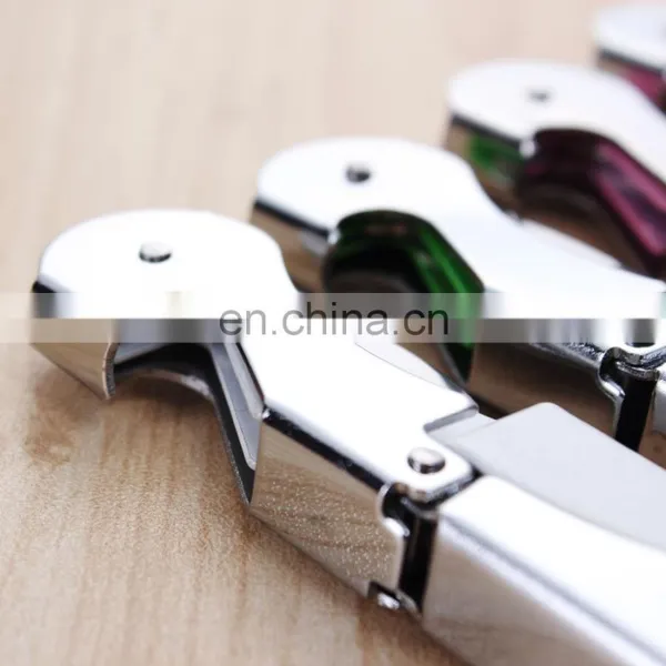 High Quality 72g Stainless Steel Hippocampal Knife Red Wine Opener Multifunction Tools Cockscrew photo-3