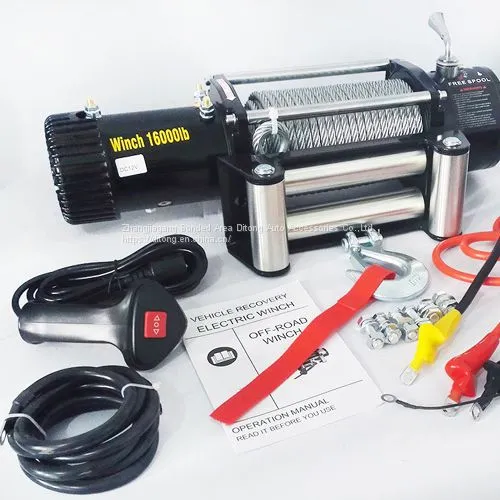 4x4 16000lbs 7248kg Electric Winch Machine/electric Winch 240v/portable Electric Winch photo-2
