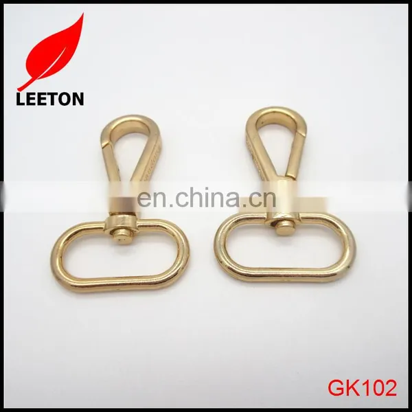Good Quality 1.0inch Purse Light Gold Swivel Snap Hook photo-3