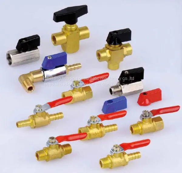 Brass MINI BALL VALVE FF1/4''NPT NICKEL Plated photo-3