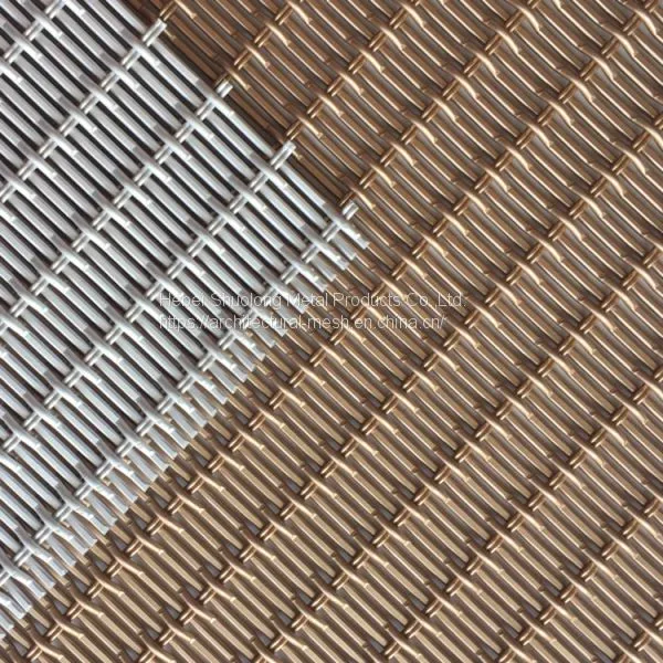 XY-1228P Coppper Color Aluminum Architectural Wire Mesh photo-5