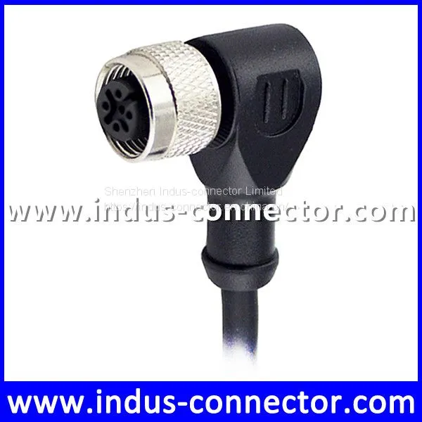 CE ROHS Certificate M12 3 Pin Female PVC Assembly Cable photo-4
