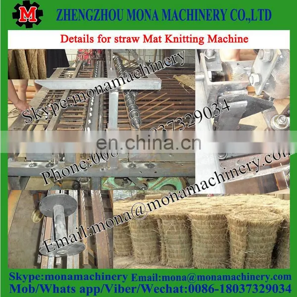 Decrease Labour Use Reed Straw Mat Knitting Machine photo-6