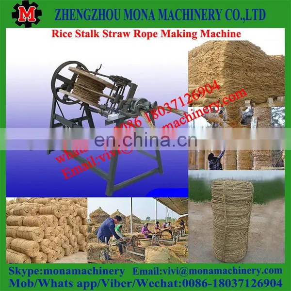 China Best Quality Rice Straw Rope Making Machine Rice Straw Rope Making Machine photo-4