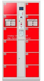 Supermarket Cinema Lockers Electronic Storage Shared Cabinet Staff Fingerprint Card Storage Smart Locker Customization photo-2