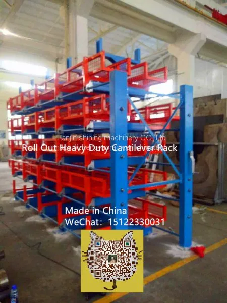 Roller Shaft Storage Rack - Roll Out Rack    Made in China