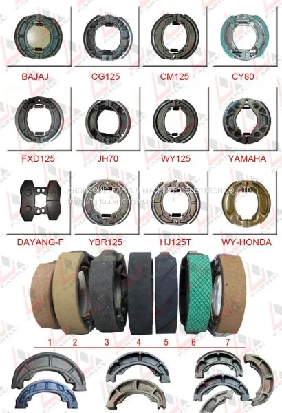 Brake Shoe Motorcycle Body Parts Brake Lining Break Liner photo-4