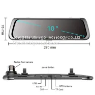 DKS-H95 (Stream Media Rear View Mirror) （hot）electronic rearview mirror driving recorder