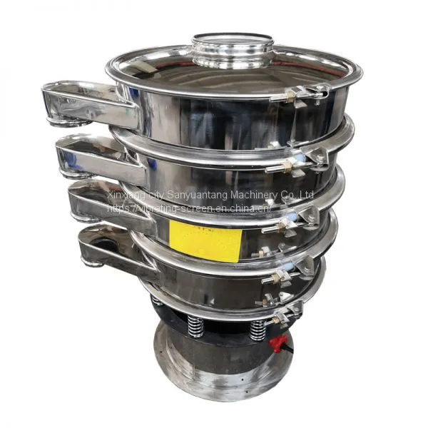 Sanyuantang Circular Vibrating Screen for Sieving Fruit Juice Separator Machine photo-4