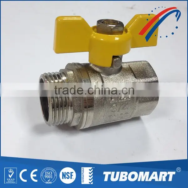Factory Provide Directly High Temperature Brass DN20 Ball Valve With Steel Handle photo-5