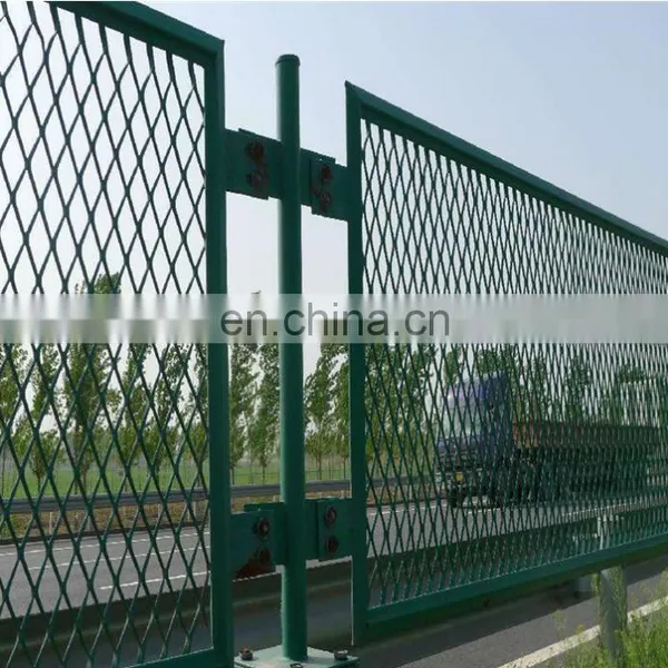 Versatile and Economical Anodized Aluminum Diamond Shape Vynile Fence Machine Safety Fence Industrial Expanded Metal Fence photo-2