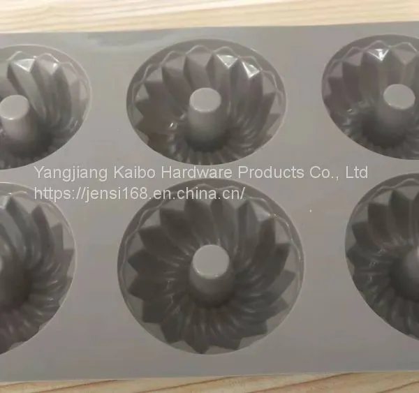 Baking Tools Baking Tin Non-stick 6 Round Hollow Cake Mold Baking Doughnut Mold Small Bread Non-stick Baking Tray Cookie Baking Mold photo-4