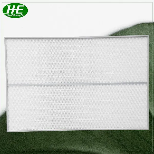 Air Conditioner HVAC Panel Filter Metal Frame Mini Pleated HEPA Air Filter photo-2
