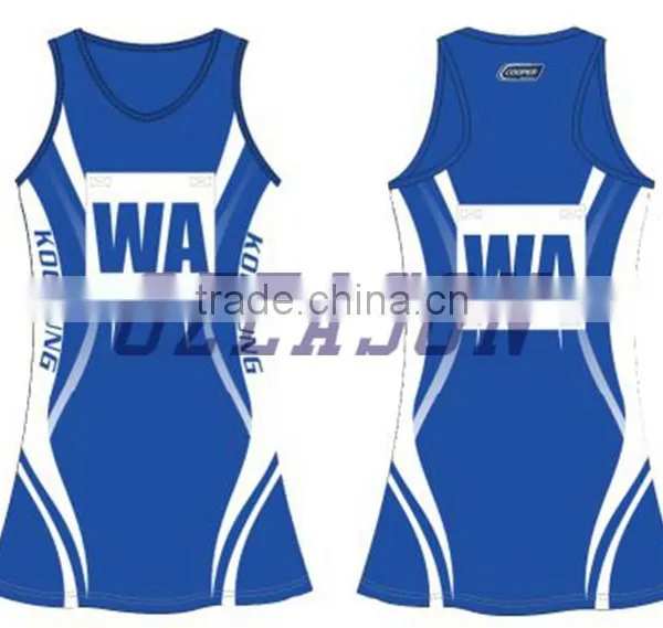 High Quality Imported Customized Sleeveless Netball Dresses Supplier's Choice photo-4