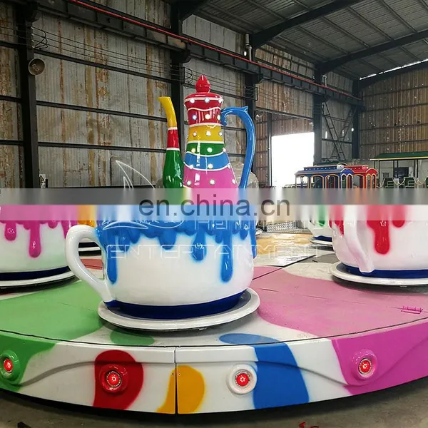 Entertainment Park Game Machine Amusement Equipment Coffee Cups Kiddie Rides for Sale photo-5
