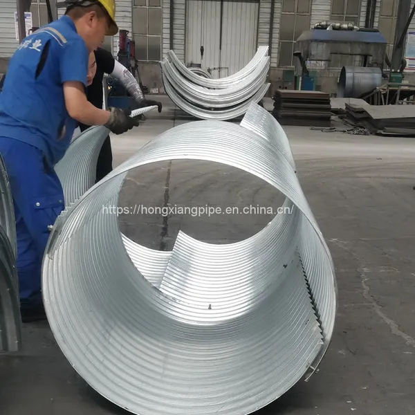 Bridge Culvert Two Plates Assembled Road Culvert Pipe Manufacturer